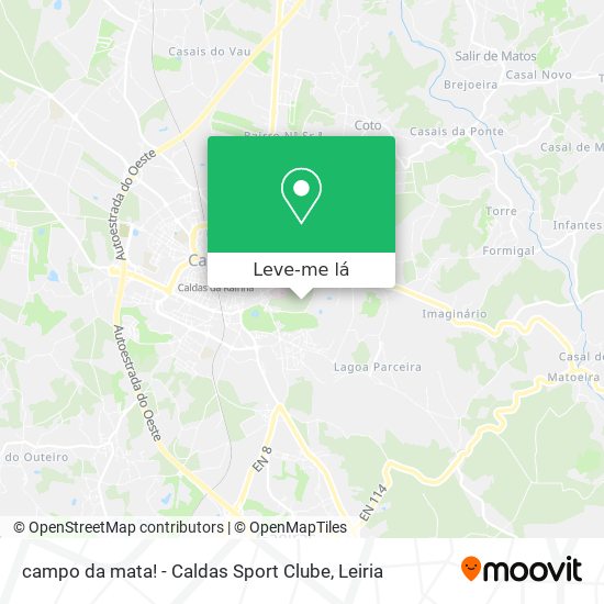 campo da mata! - Caldas Sport Clube mapa