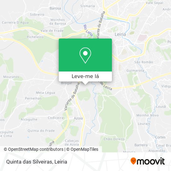 Quinta das Silveiras mapa