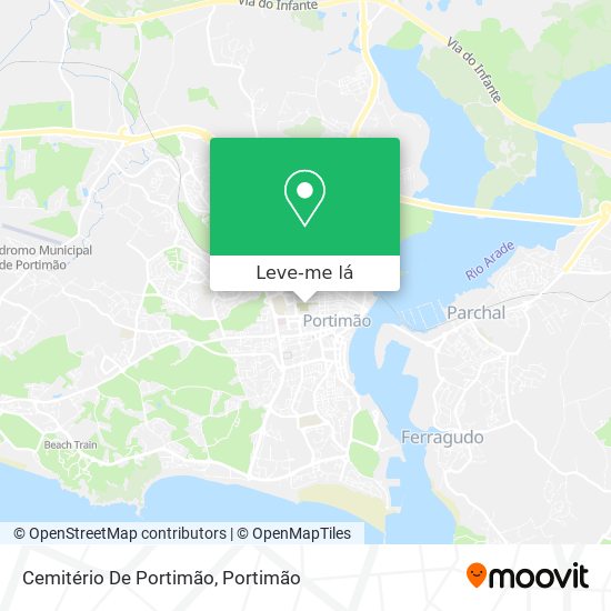 Cemitério De Portimão mapa