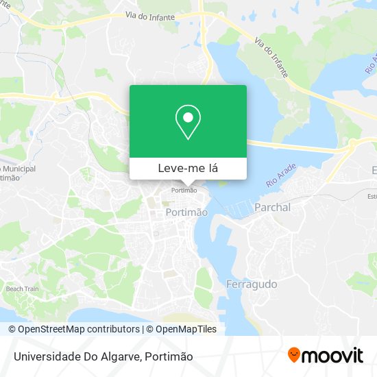 Universidade Do Algarve mapa