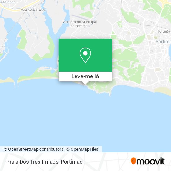 Praia Dos Três Irmãos mapa