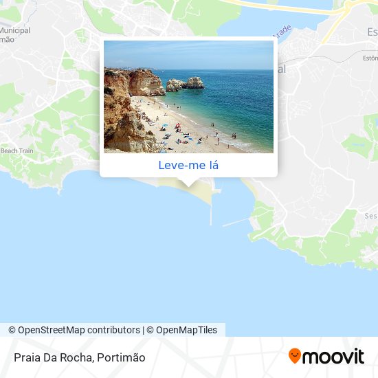 Praia Da Rocha mapa