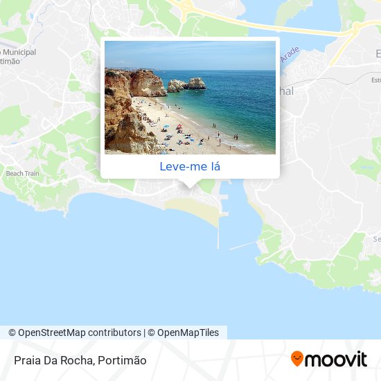 Praia Da Rocha mapa