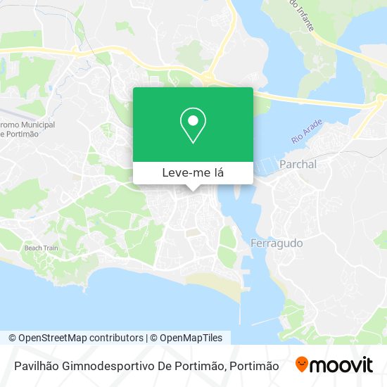 Pavilhão Gimnodesportivo De Portimão mapa