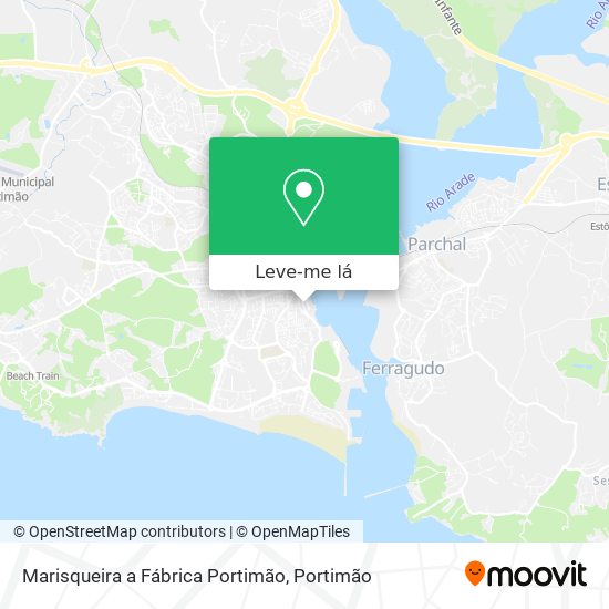 Marisqueira a Fábrica Portimão mapa