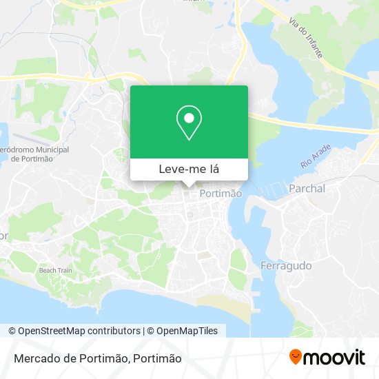 Mercado de Portimão mapa