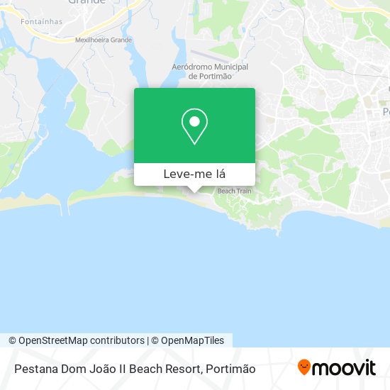 Pestana Dom João II Beach Resort mapa