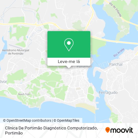 Clínica De Portimão Diagnóstico Computorizado mapa