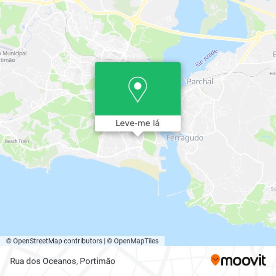 Rua dos Oceanos mapa