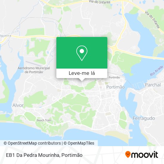 EB1 Da Pedra Mourinha mapa