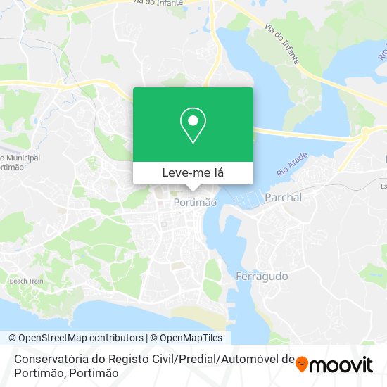 Conservatória do Registo Civil / Predial / Automóvel de Portimão mapa