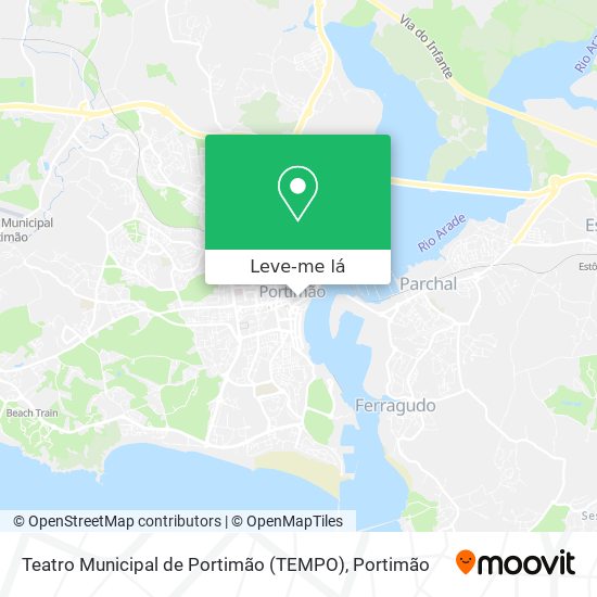 Teatro Municipal de Portimão (TEMPO) mapa
