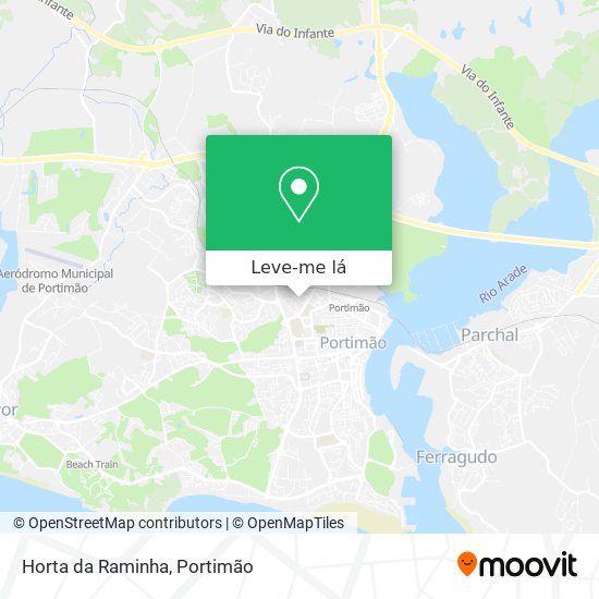 Horta da Raminha mapa