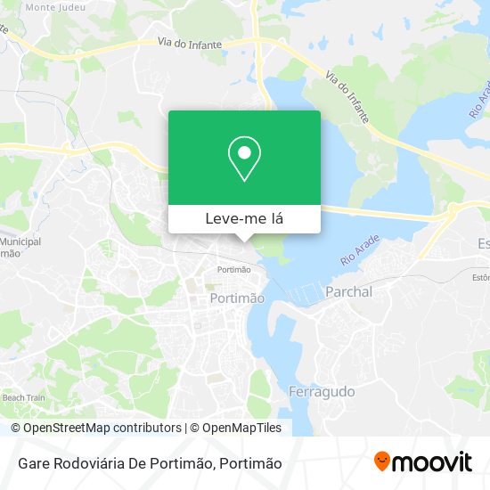 Gare Rodoviária De Portimão mapa