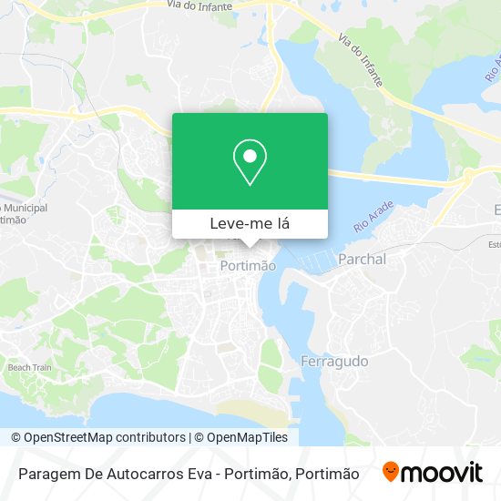 Paragem De Autocarros Eva - Portimão mapa