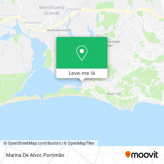 Marina De Alvor mapa