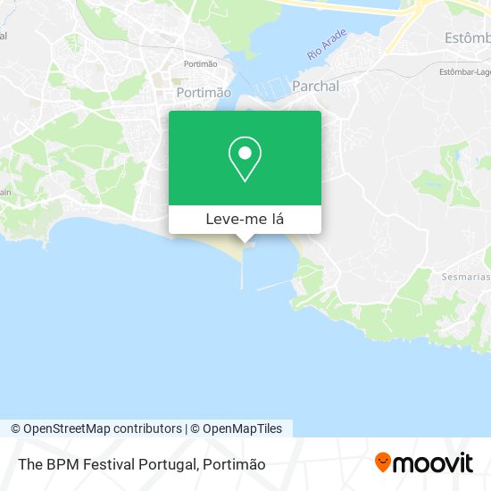 The BPM Festival Portugal mapa