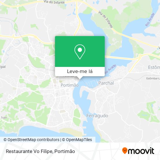 Restaurante Vo Filipe mapa