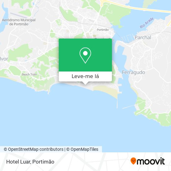 Hotel Luar mapa