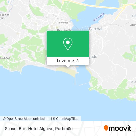 Sunset Bar : Hotel Algarve mapa