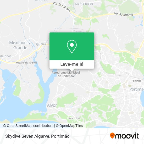 Skydive Seven Algarve mapa