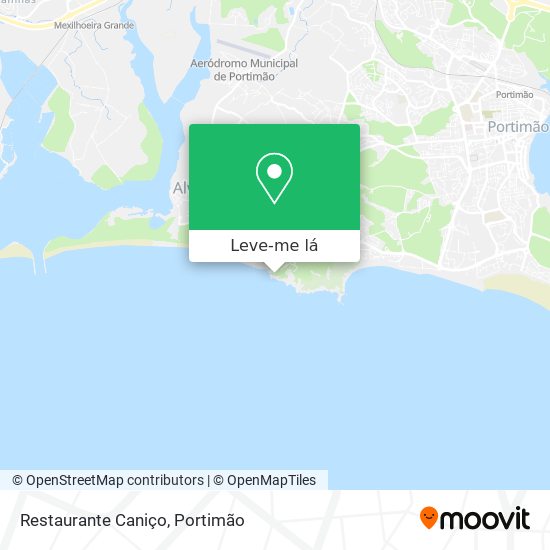 Restaurante Caniço mapa