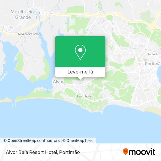 Alvor Baía Resort Hotel mapa