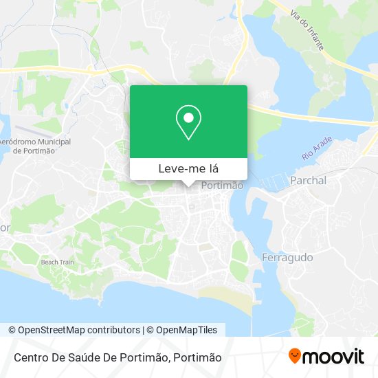 Centro De Saúde De Portimão mapa