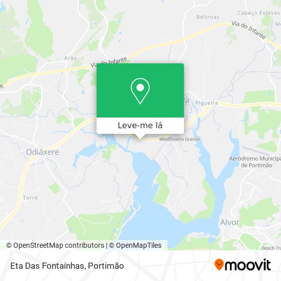 Eta Das Fontaínhas mapa