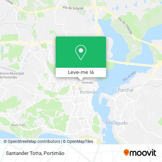 Santander Totta mapa