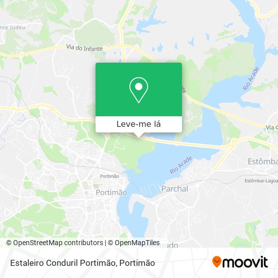 Estaleiro Conduril Portimão mapa