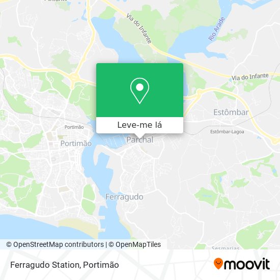 Ferragudo Station mapa