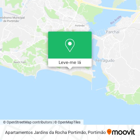 Apartamentos Jardins da Rocha Portimão mapa