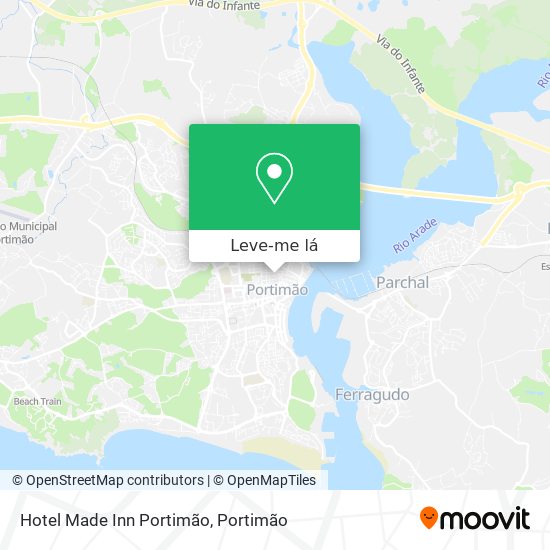 Hotel Made Inn Portimão mapa