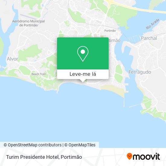 Turim Presidente Hotel mapa