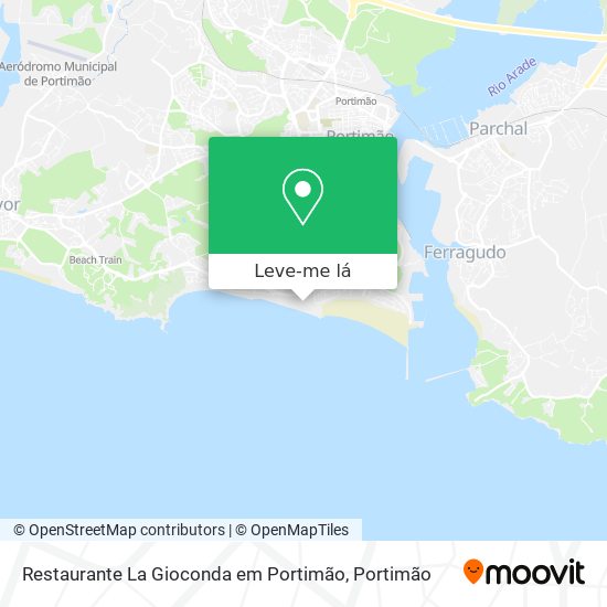 Restaurante La Gioconda em Portimão mapa