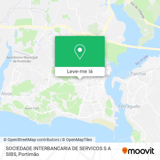 SOCIEDADE INTERBANCARIA DE SERVICOS S A SIBS mapa