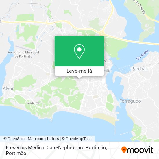 Fresenius Medical Care-NephroCare Portimão mapa