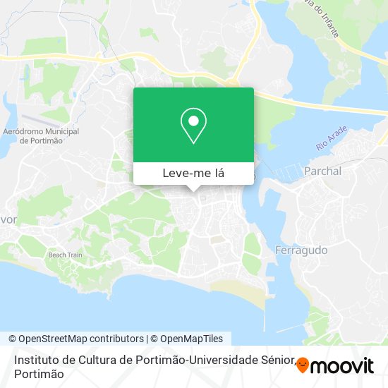 Instituto de Cultura de Portimão-Universidade Sénior mapa