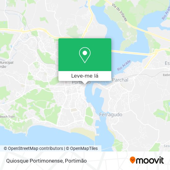 Quiosque Portimonense mapa
