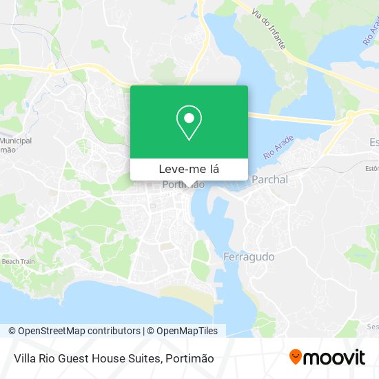 Villa Rio Guest House Suites mapa