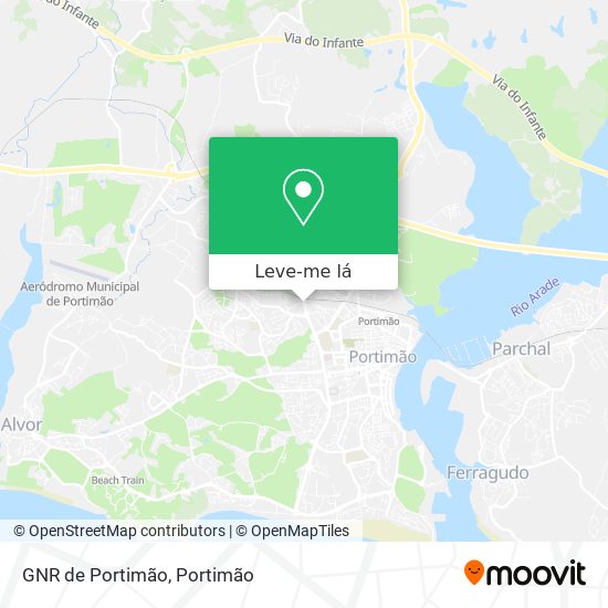 GNR de Portimão mapa