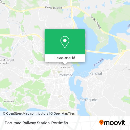 Portimao Railway Station mapa