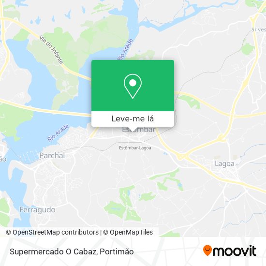 Supermercado O Cabaz mapa