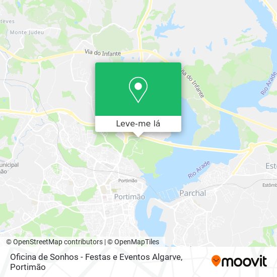 Oficina de Sonhos - Festas e Eventos Algarve mapa