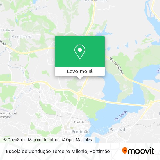 Escola de Condução Terceiro Milénio mapa