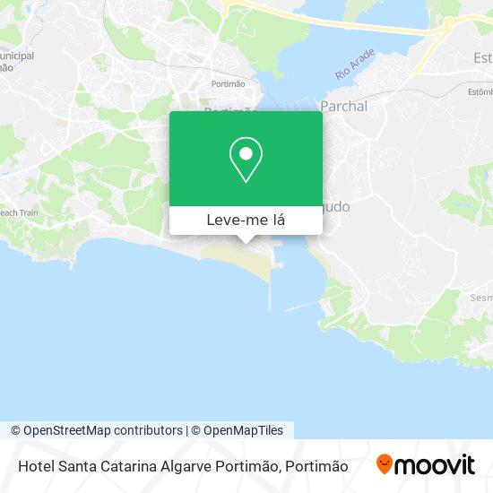 Hotel Santa Catarina Algarve Portimão mapa