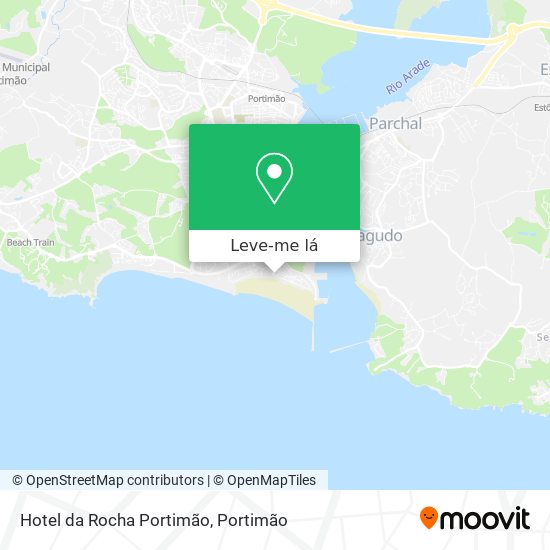 Hotel da Rocha Portimão mapa