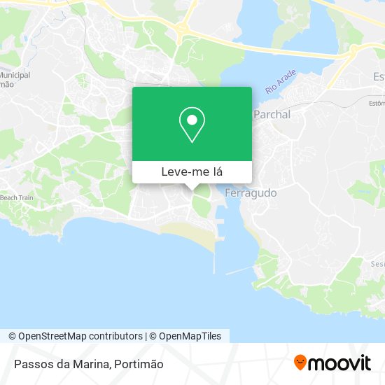 Passos da Marina mapa