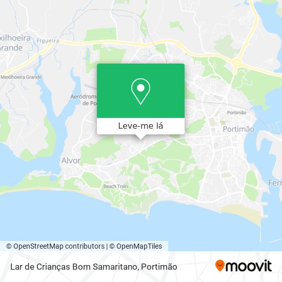 Lar de Crianças Bom Samaritano mapa